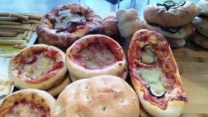 Pizzette e focacce